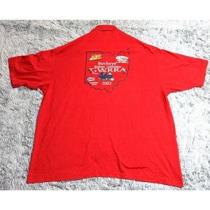 VTG 2003 Ohio Bicentennial Polo‎ Shirt Adult 2XL XXL Gold Wing Road Riders Biker